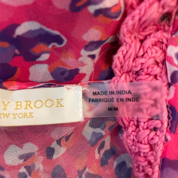 Ramy Brook Women's Printed Donica Sleeveless Coverup Dress-pink-size Medium - Picture 7 of 7